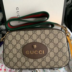 Gucci crossbody with web strap